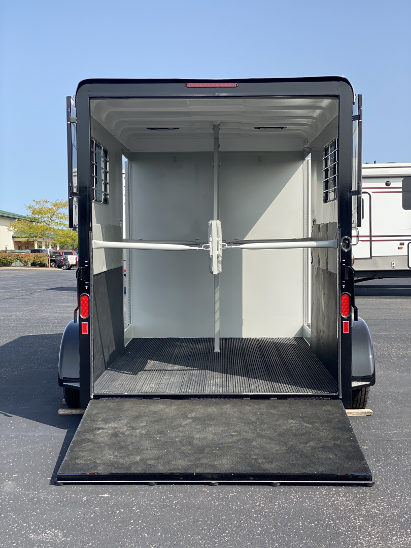 New 2026 Hawk Custom Standard 2 Horse Bumper Pull w/ Ramp