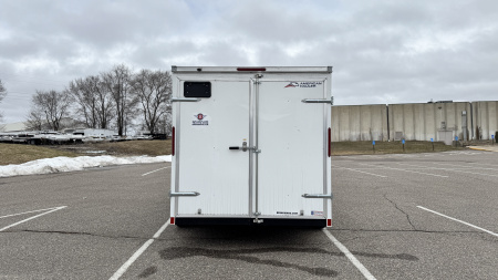 New American Hauler 7x16 Tandem Enclosed Cargo Trailer - Double Rear Doors!
