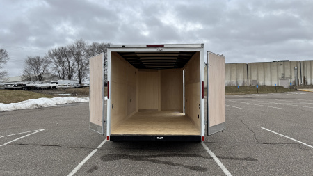 New American Hauler 7x16 Tandem Enclosed Cargo Trailer - Double Rear Doors!
