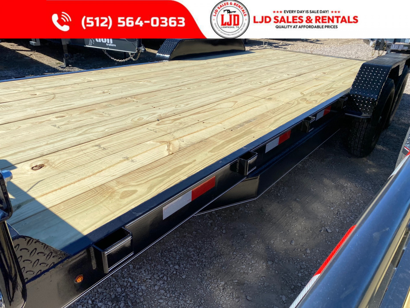 New 2026 Golden Arm 83" x 20' - Equipment Trailer