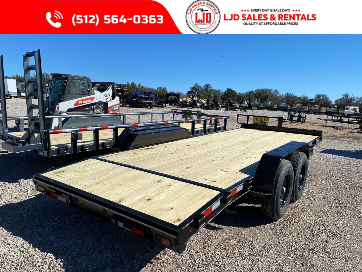 New 2026 Golden Arm 83" x 20' - Equipment Trailer