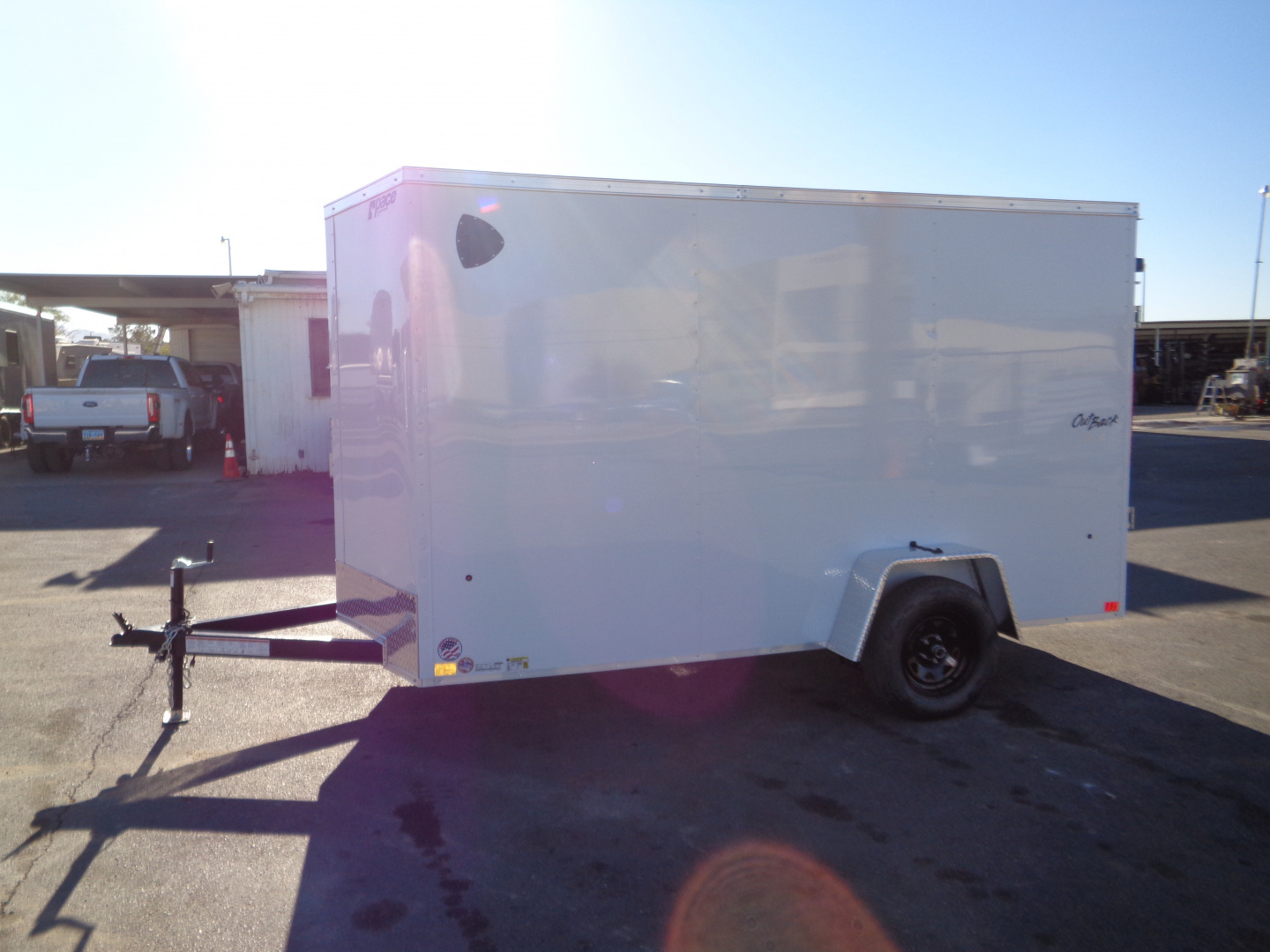 New 2026 Pace American 6x12 * Out Back DLX * V-Nose Single Axle Cargo Trailer