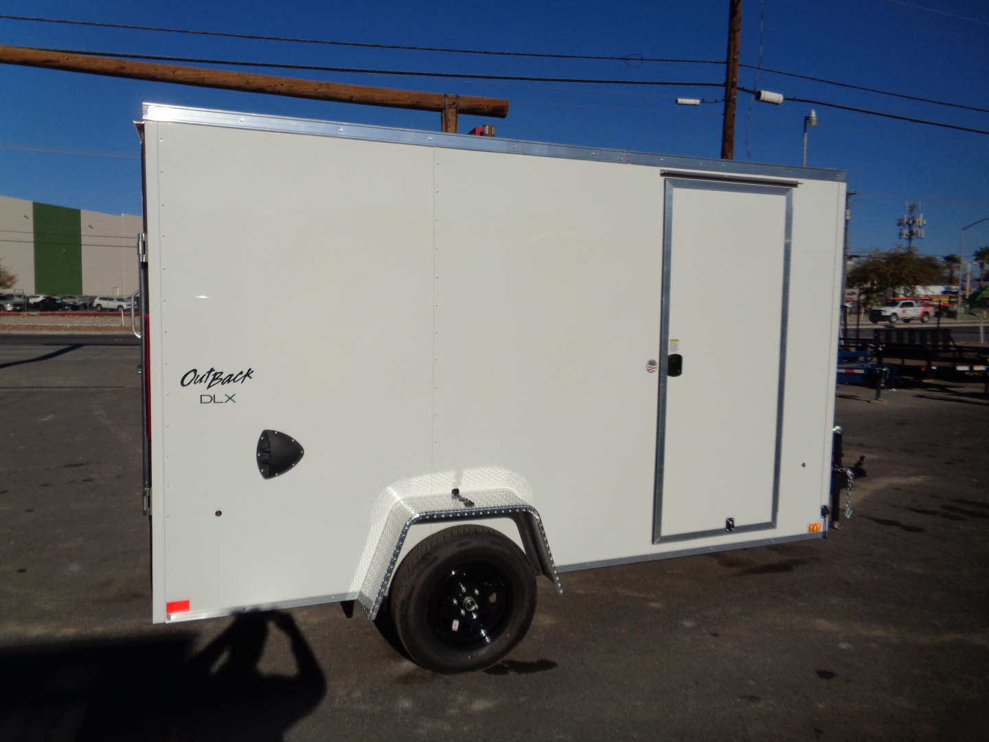 New 2026 Pace American 6x12 * Out Back DLX * V-Nose Single Axle Cargo Trailer