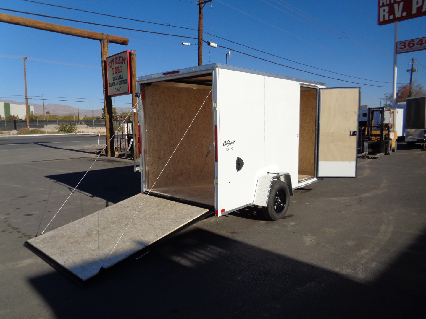 New 2026 Pace American 6x12 * Out Back DLX * V-Nose Single Axle Cargo Trailer