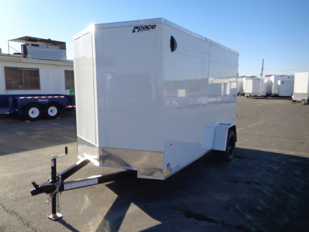 New 2026 Pace American 6x12 * Out Back DLX * V-Nose Single Axle Cargo Trailer