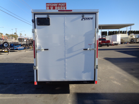 New 2026 Pace American 6x12 * Out Back DLX * V-Nose Single Axle Cargo Trailer