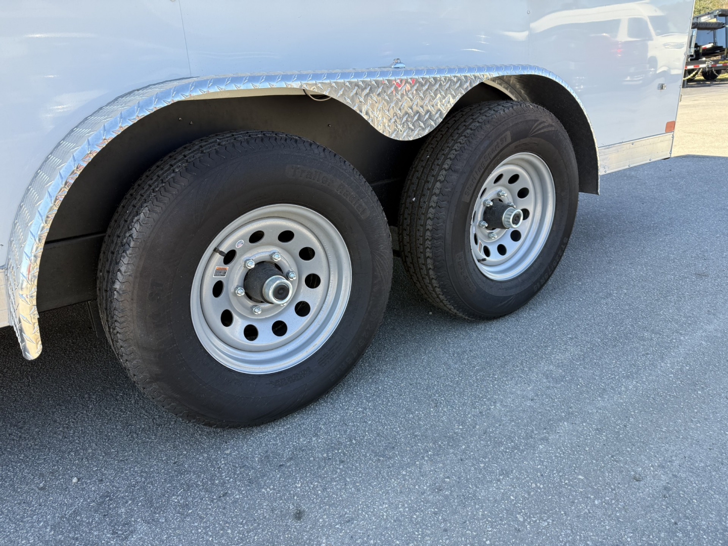 New TX7X16TA3 TEXAS TRAILERS 7' X 16' CARGO / ENCLOSED TRAILER W/REAR RAMP DOOR & SIDE DOOR