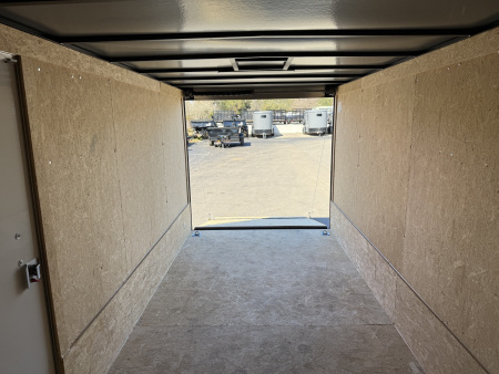 New TX7X16TA3 TEXAS TRAILERS 7' X 16' CARGO / ENCLOSED TRAILER W/REAR RAMP DOOR & SIDE DOOR