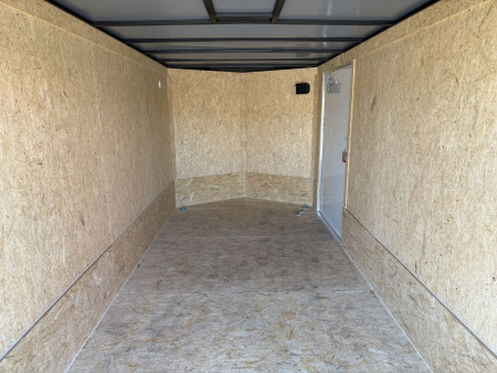 New TX7X16TA3 TEXAS TRAILERS 7' X 16' CARGO / ENCLOSED TRAILER W/REAR RAMP DOOR & SIDE DOOR