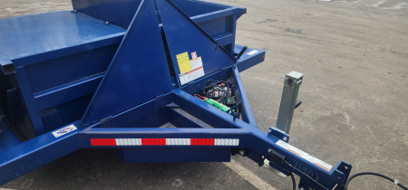 New 6'3" x 14' Air-Tow UT14-10 Drop Deck Utility Flatbed Equipment Trailer, 13.5k GVWR ***Includes Spare Tire