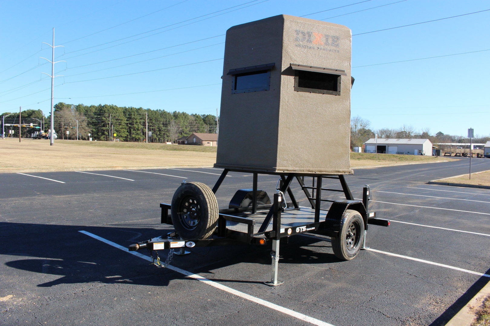 New 2026 GTS 7X7 DIXIE DEER BLIND WITH 5X10 TRAILER Utility Trailer