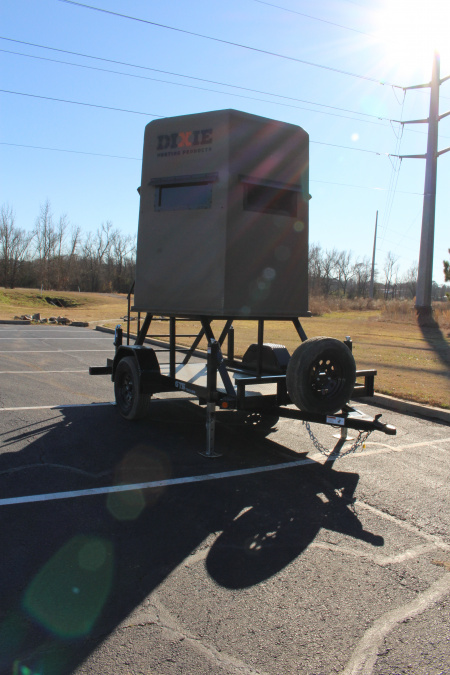 New 2026 GTS 7X7 DIXIE DEER BLIND WITH 5X10 TRAILER Utility Trailer