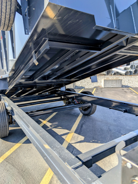 New Hillcrest 176716SGDH 40" Tall Sides Telescoping 7ga Floor 17.6K (GVWR) Gooseneck Dump Trailer