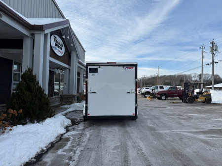 New Pace American 7′ x 16′ + V-Nose Enclosed Cargo Trailer with Ramp Door 7K