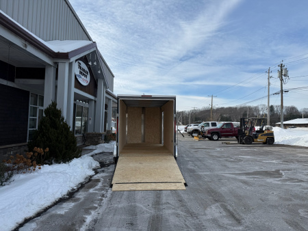 New Pace American 7′ x 16′ + V-Nose Enclosed Cargo Trailer with Ramp Door 7K