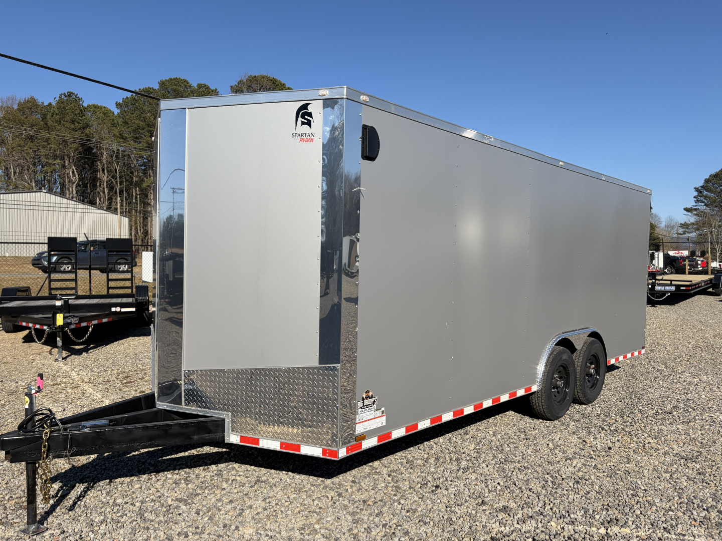 New 2026 Spartan 8.5x20 Enclosed Trailer, Preferred Package, 14K GVWR Big Package, 12" On Center Frame