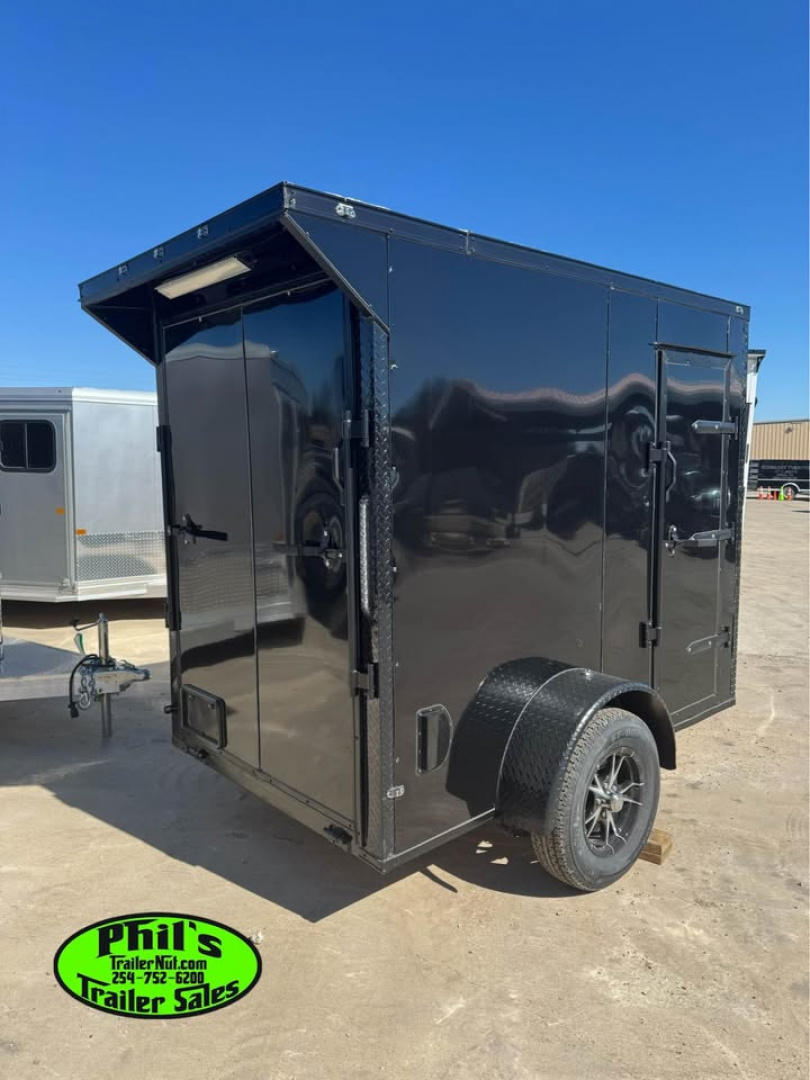 New 5X8 Cargo / Enclosed Trailer ALUMINUM WHEEL UPGRADE! EXTRA HEIGHT 6'6'' INTERIOR & REAR WING!!