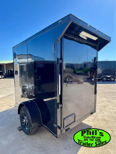 New 5X8 Cargo / Enclosed Trailer ALUMINUM WHEEL UPGRADE! EXTRA HEIGHT 6'6'' INTERIOR & REAR WING!!