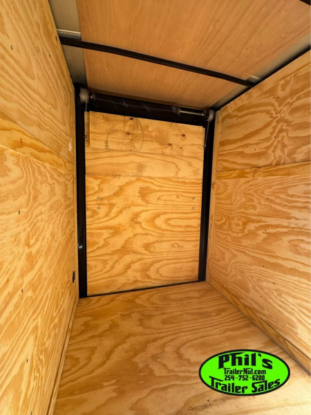 New 5X8 Cargo / Enclosed Trailer ALUMINUM WHEEL UPGRADE! EXTRA HEIGHT 6'6'' INTERIOR & REAR WING!!