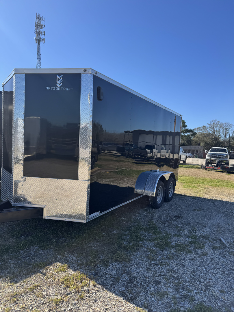 New 2026 NationCraft Trailers 7 X 16 TA POLY Cargo / Enclosed Trailer