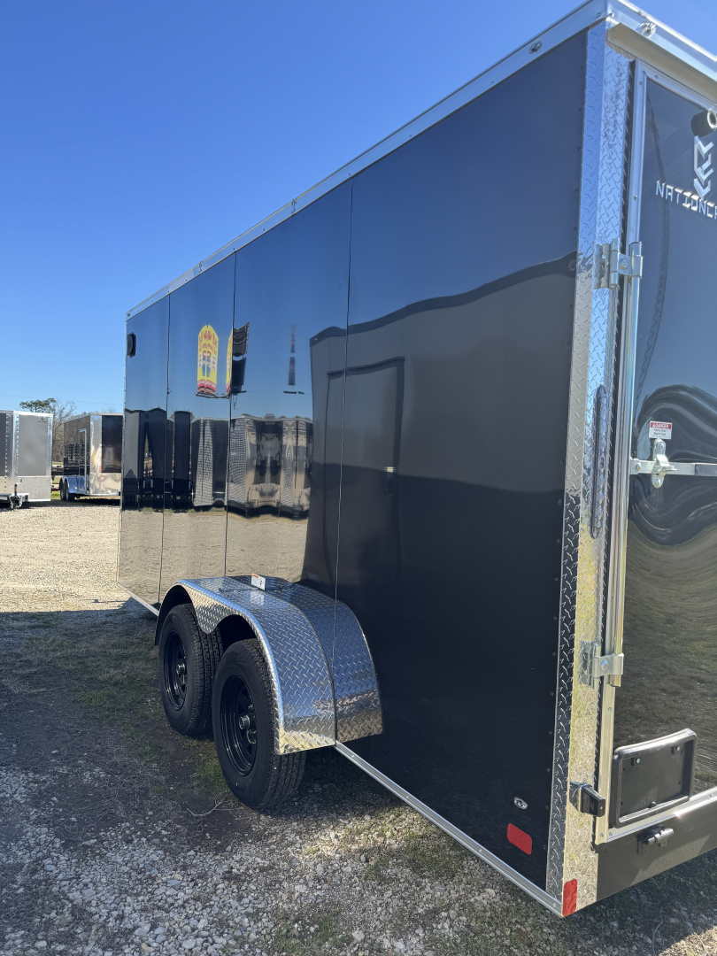 New 2026 NationCraft Trailers 7 X 16 TA POLY Cargo / Enclosed Trailer