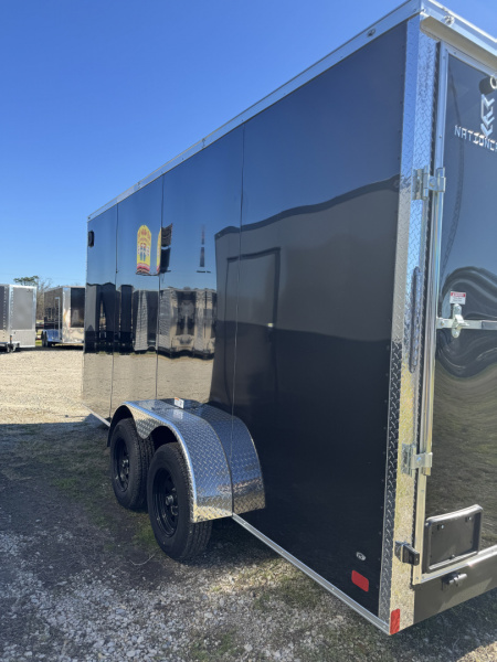 New 2026 NationCraft Trailers 7 X 16 TA POLY Cargo / Enclosed Trailer