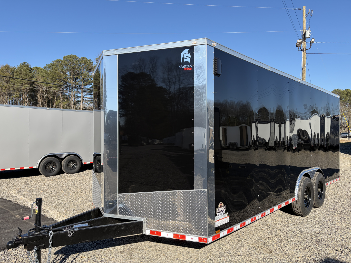New 2026 Spartan 8.5x20 Enclosed Trailer, Preferred Package, 14K GVWR Big Package, 12" On Center Frame