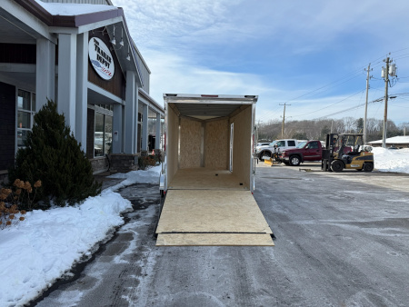 New Pace American 7' x 16' + V-Nose Enclosed Cargo Trailer with Ramp Door 7K