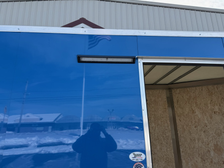 New Pace American 7' x 16' + V-Nose Enclosed Cargo Trailer with Ramp Door 7K