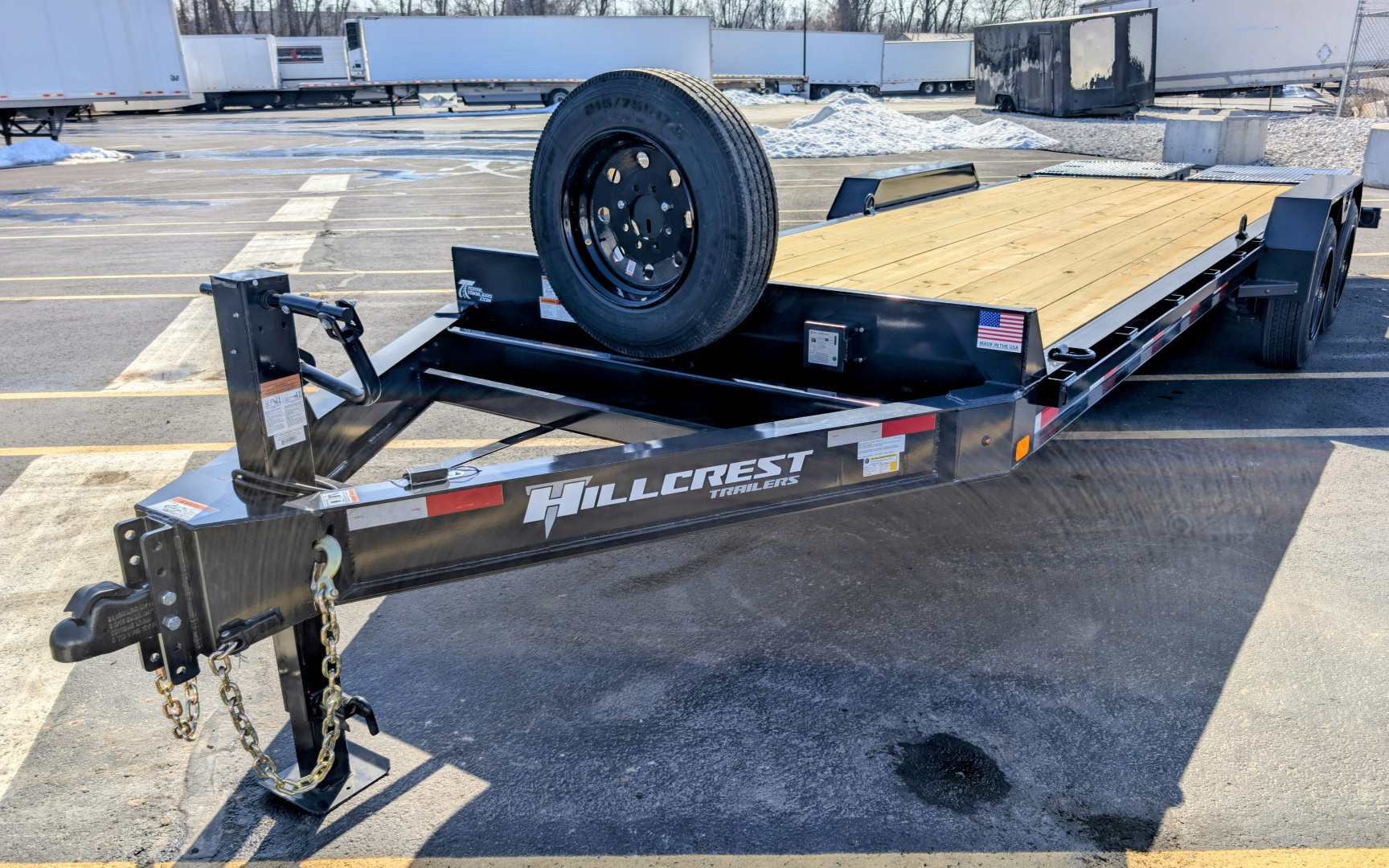 New Hillcrest 176193SE 22' I-Beam, Max Ramps 17.6K (GVWR) Equipment Trailer