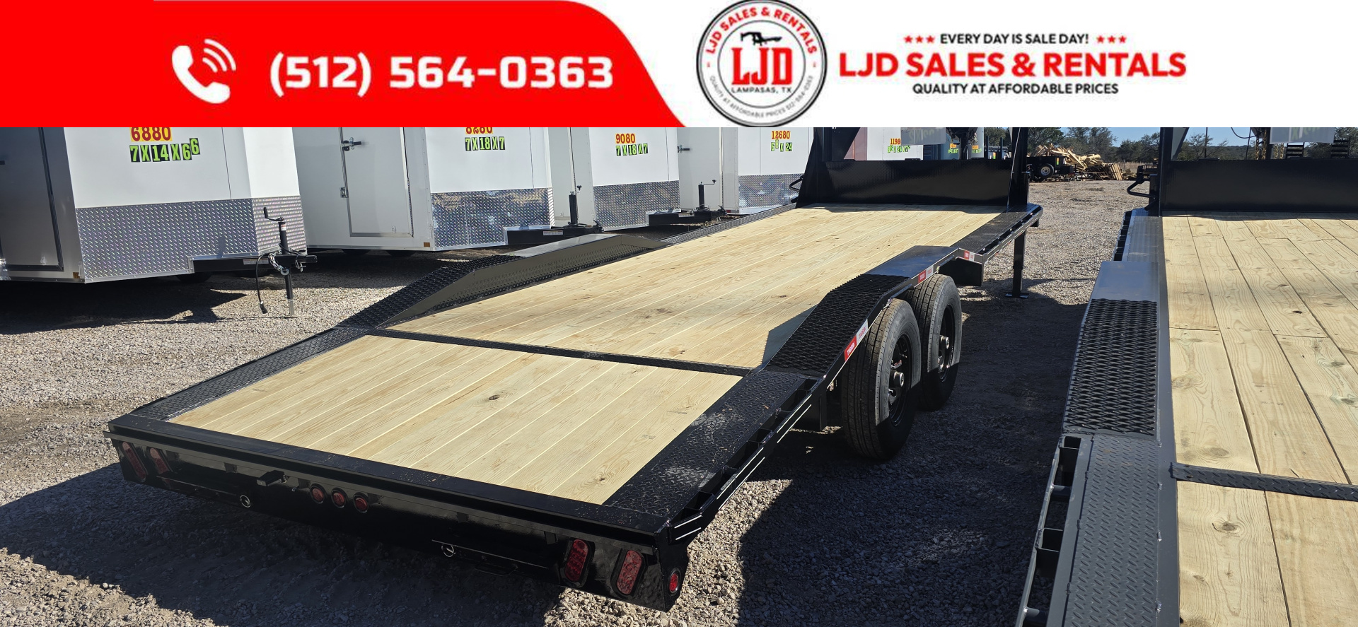 New 2026 Tiger - Gooseneck Drive Over Fender Trailer 102" X 24'