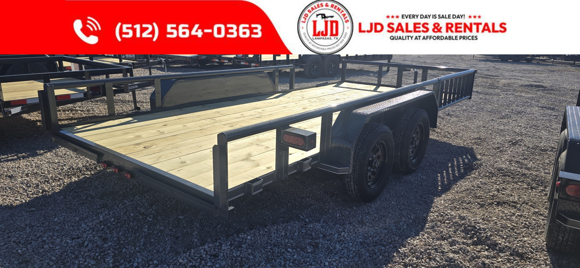 New 2026 Tiger - 83" x 16' Utility Trailer - Brakes
