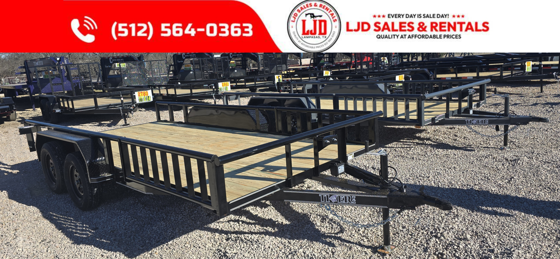 New 2026 Tiger - 83  x 16' - Utility Trailer