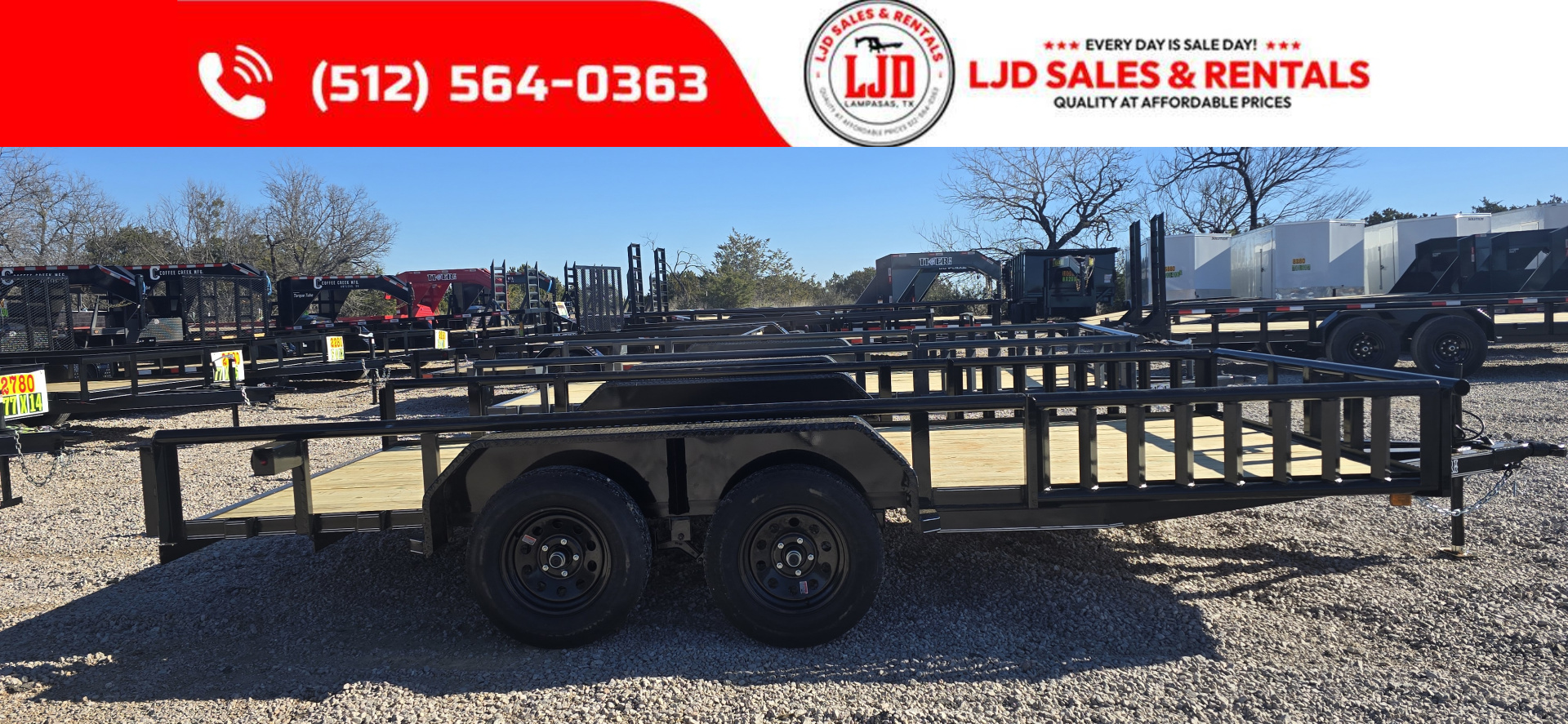 New 2026 Tiger - 83" x 16' - Utility Trailer