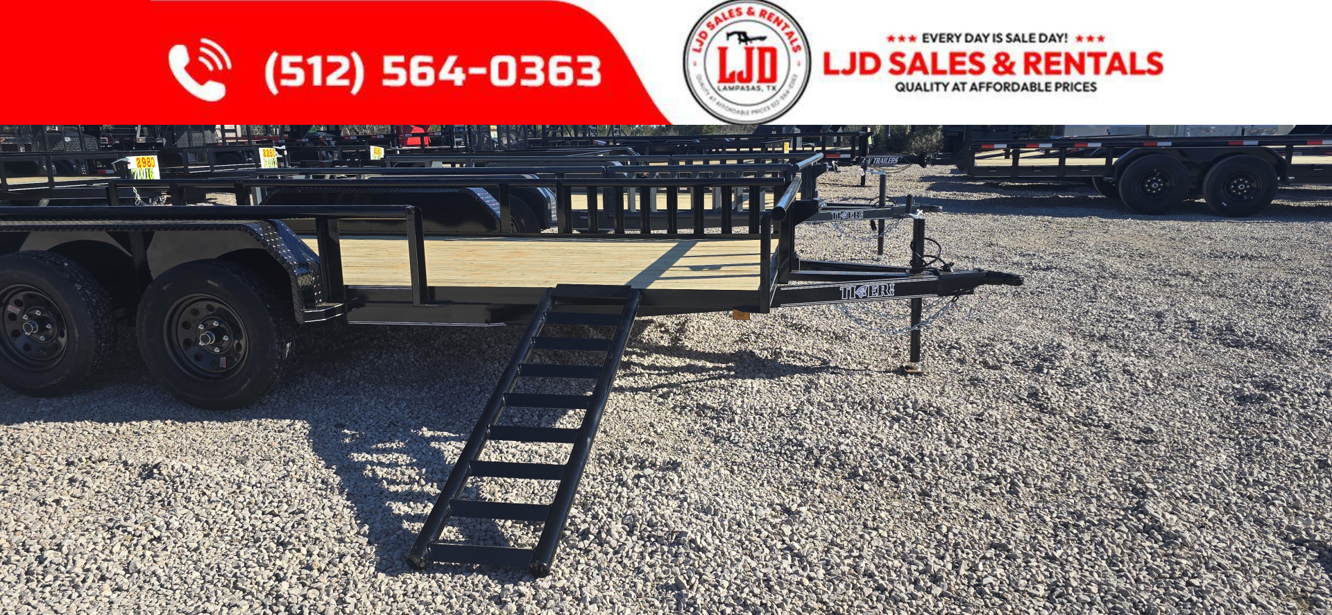 New 2026 Tiger - 83" x 16' - Utility Trailer