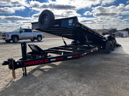 New 2026 MAXXD T8X 102X24 17.5k power tilt equipment/car trailer Equipment Trailer