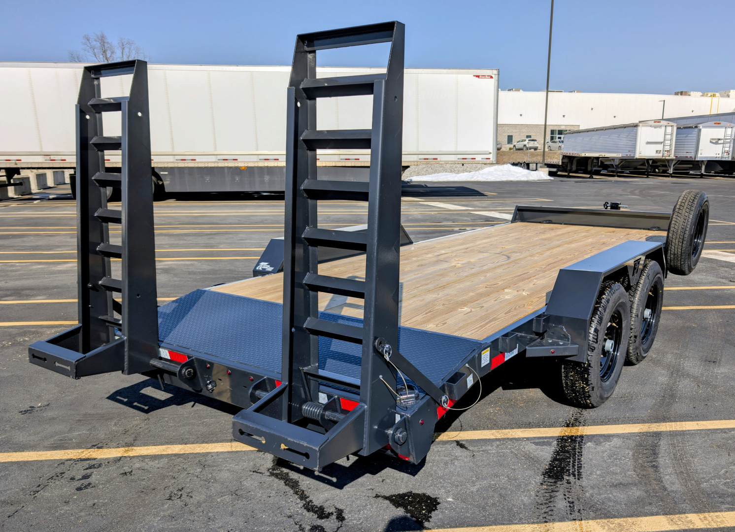 New Hillcrest 14182SE 18' Channel Frame 82" Wide 14K (GVWR) Equipment Trailer