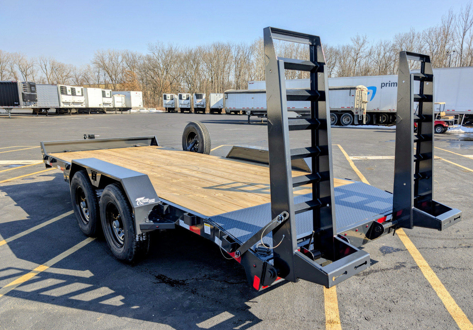 New Hillcrest 14182SE 18' Channel Frame 82" Wide 14K (GVWR) Equipment Trailer