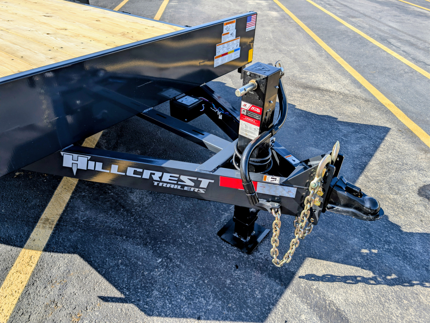 New Hillcrest 14182SE 18' Channel Frame 82" Wide 14K (GVWR) Equipment Trailer