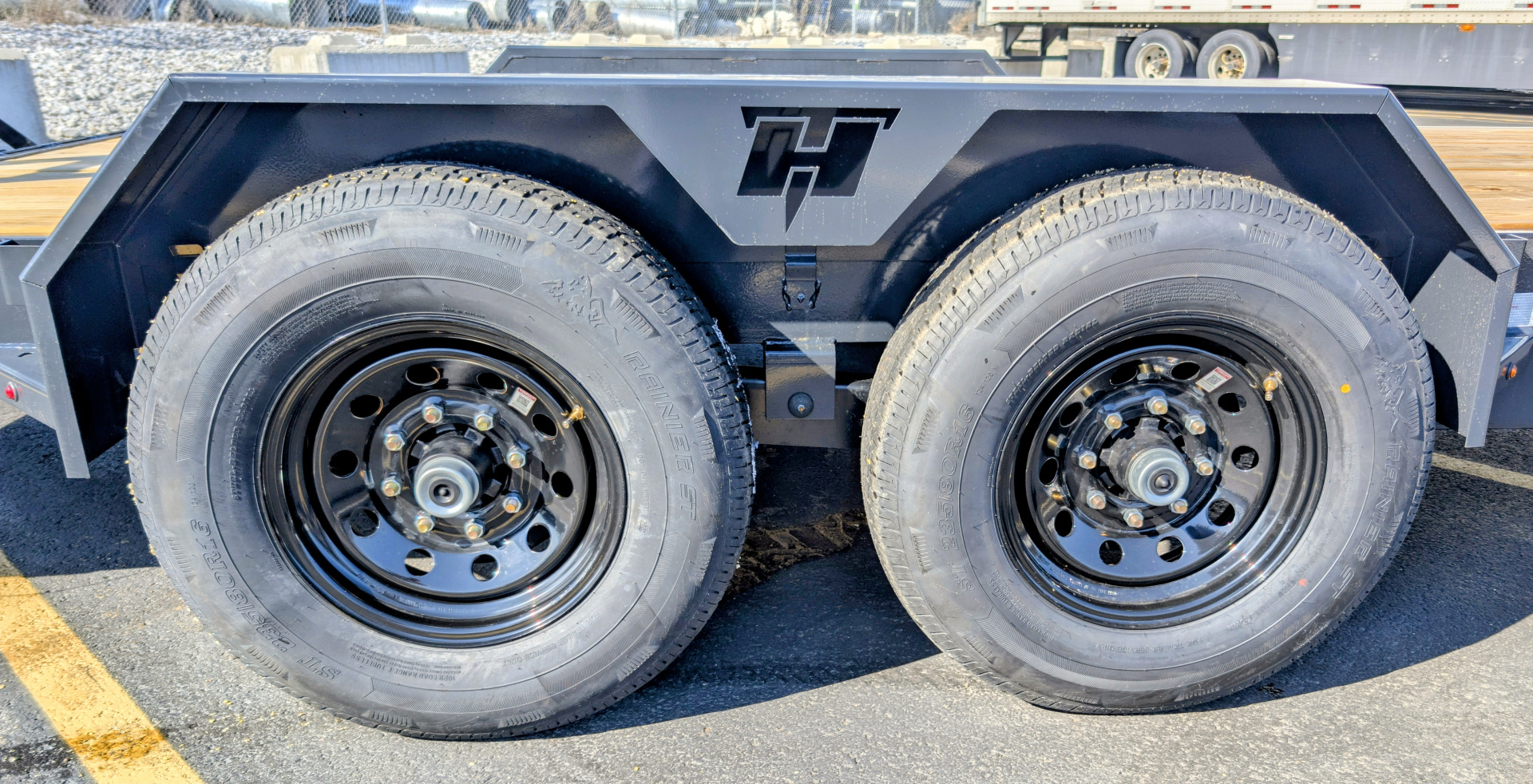 New Hillcrest 14182SE 18' Channel Frame 82" Wide 14K (GVWR) Equipment Trailer