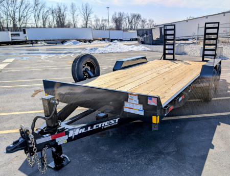 New Hillcrest 14182SE 18' Channel Frame 82" Wide 14K (GVWR) Equipment Trailer
