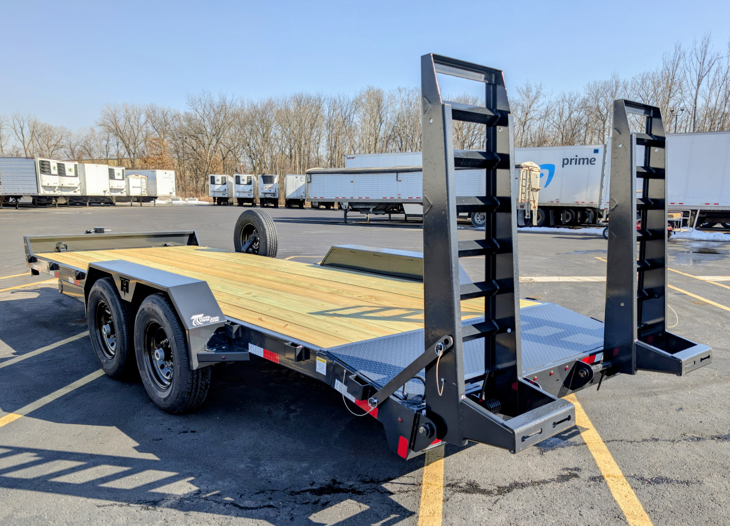 New Hillcrest 14202SE 20' Channel Frame 82" Wide 14K (GVWR) Equipment Trailer
