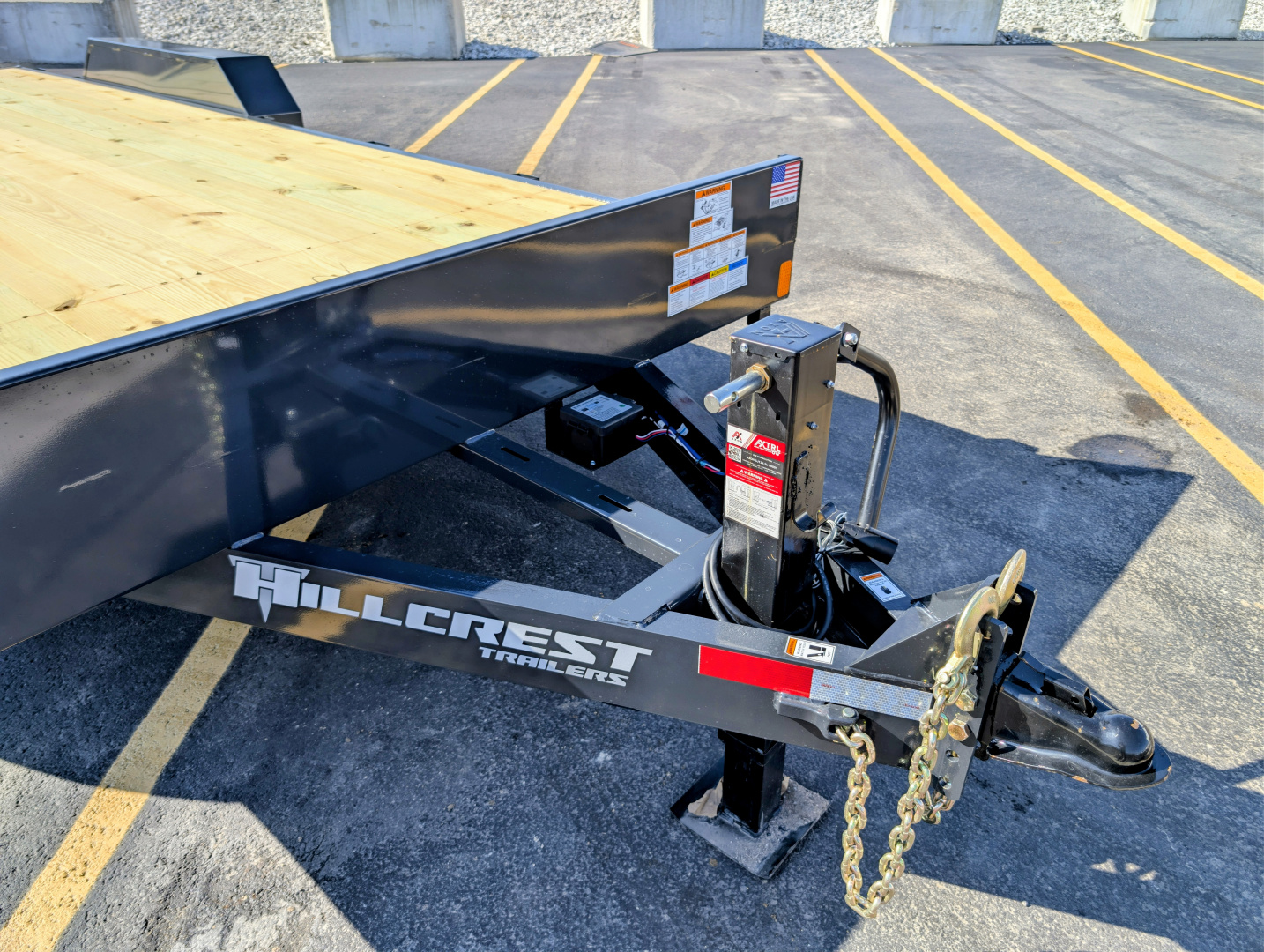 New Hillcrest 14202SE 20' Channel Frame 82" Wide 14K (GVWR) Equipment Trailer