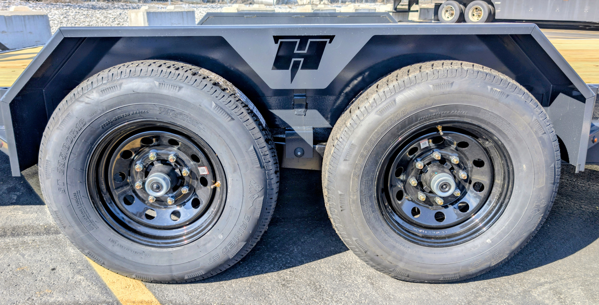 New Hillcrest 14202SE 20' Channel Frame 82" Wide 14K (GVWR) Equipment Trailer