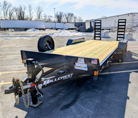 New Hillcrest 14202SE 20' Channel Frame 82" Wide 14K (GVWR) Equipment Trailer