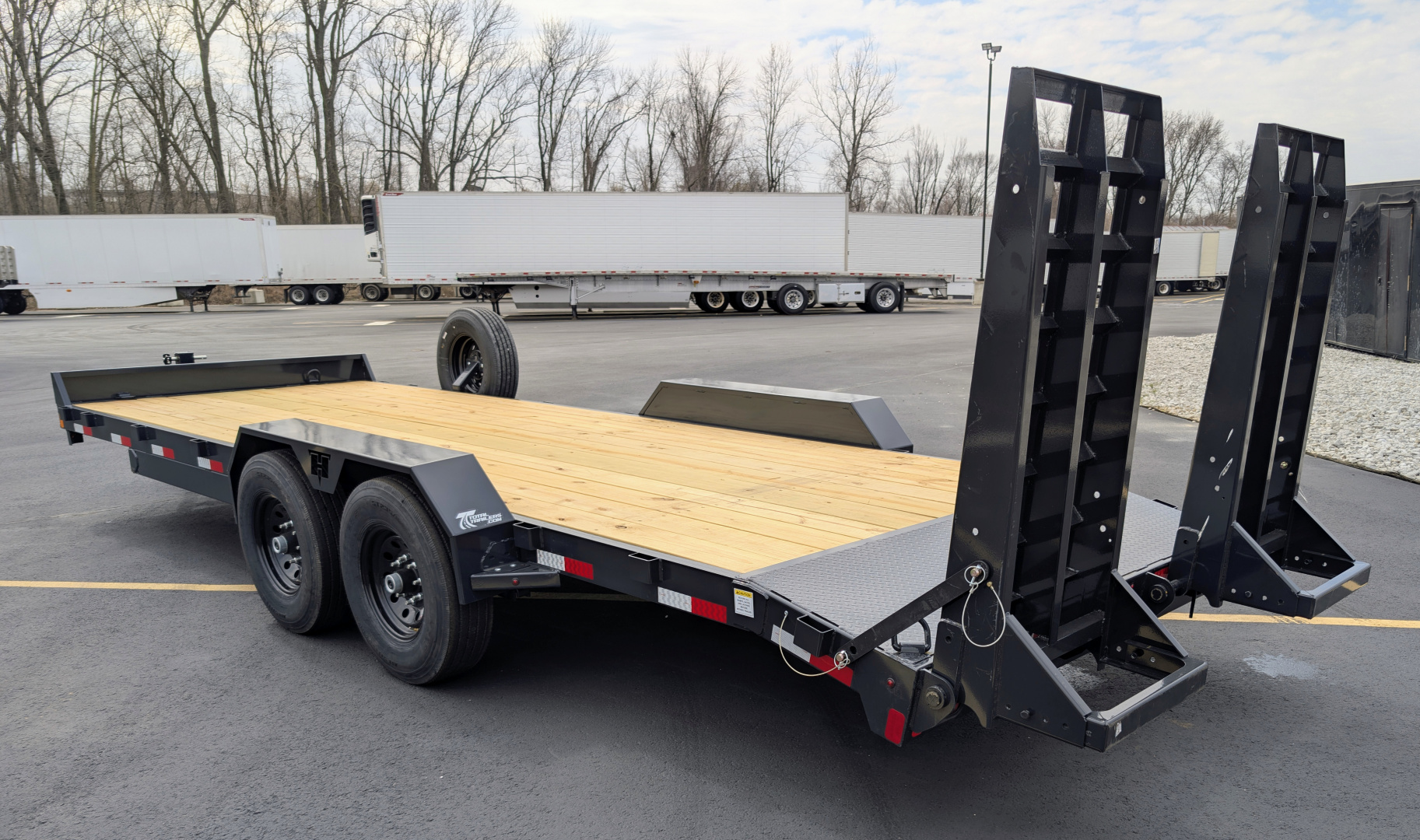 New Hillcrest 16202SE 22' Channel Frame 82" Wide 16K (GVWR) Equipment Trailer