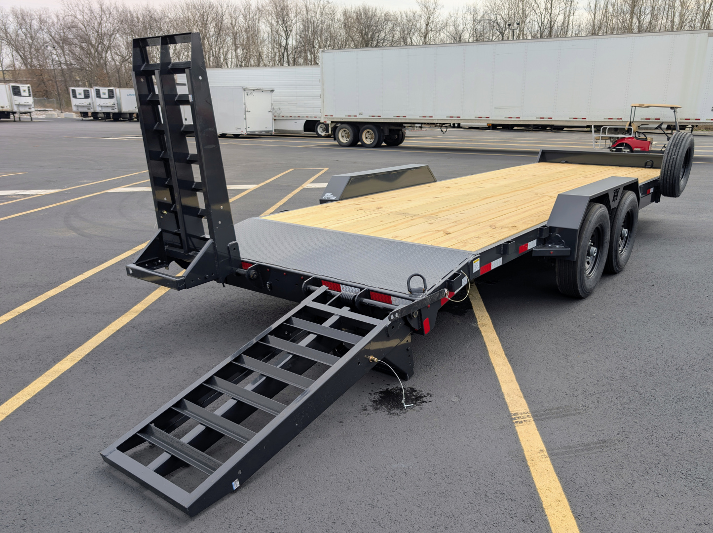 New Hillcrest 16202SE 22' Channel Frame 82" Wide 16K (GVWR) Equipment Trailer