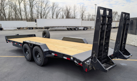 New Hillcrest 16202SE 22' Channel Frame 82" Wide 16K (GVWR) Equipment Trailer