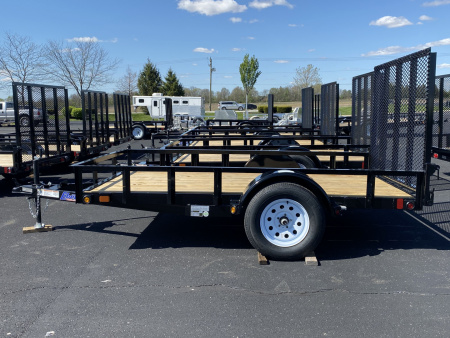 New 2026 Liberty 6' x 12' Single Axle Utility w/ Full Width Mesh Ramp