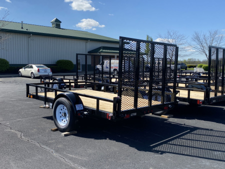 New 2026 Liberty 6' x 12' Single Axle Utility w/ Full Width Mesh Ramp